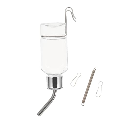 ERINGOGO Automatischer Trinkbrunnen Wasserflasche Wasserspender Für Hundekäfig Haustierwasserspender Hängender Wasserspender Für Haustiere Leck- Kleiner Wasserspender Für Haustiere Abs von ERINGOGO