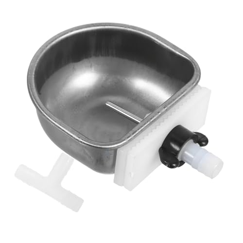 ERINGOGO Automatischer Trinkwasserautomat Für Kaninchen Edelstahl Tränke Metall Wasserspender Für Kaninchen Automatischer Wassernapf Für Nutztiere Praktischer Trinkbecher Für von ERINGOGO