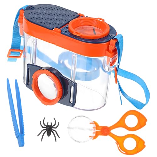 ERINGOGO Beobachtungsbox für Insekten Insektenbeobachtungsinstrument Insektensammler für Toy Tool Lupe Lebewesen-Insektenlupenbehälter Nature Exploration Toy Insektenbehälter Plastik von ERINGOGO