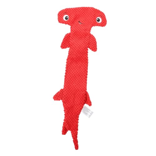ERINGOGO Hunde Kauspielzeug Aus Plüsch Unzerstörbares Lustiges Spielzeug Für Welpen Und Kleine Hunde Für Geistige Und Spielspaß Zu Hause Rotes Design von ERINGOGO