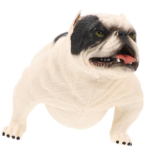 ERINGOGO Bulldogge-Verzierung Hunde Badespielzeug Dackel Roboter Welpenspielzeug kinderspielzeug Tierkognitionsspielzeug Wildtiermodell Desktop-Tier- Plastik von ERINGOGO