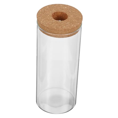 ERINGOGO DIY Pflanzenbehälter aus Wasserdichtes Terrarium für Mikro Landschaften Kreative Dekoration für Wohnzimmer Büro Garten mit Holzstopfen von ERINGOGO