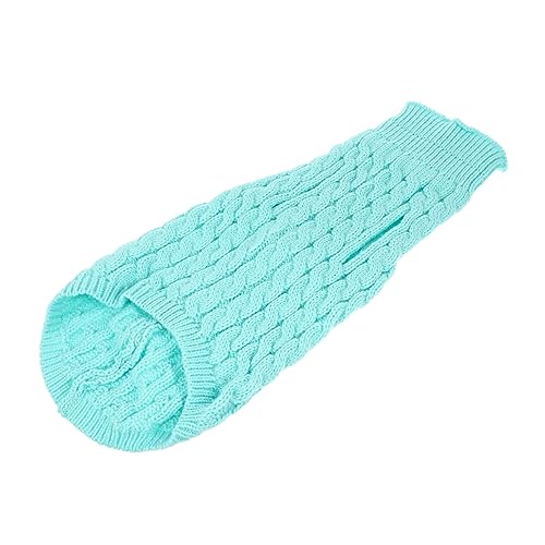 ERINGOGO Dekorativer Hundepullover Aus Atmungsaktivem Material Warmer Einfarbiger Strickpullover Für Kleine Und Mittelgroße Für Welpen Hundezubehör von ERINGOGO