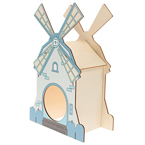 ERINGOGO Dekoratives Hamsterhaus aus Strapazierfähigem Material Blaues Design für Kleine Haustiere Perfektes ERINGOGO Dekoratives Hamsterhaus aus Strapazierfähigem Material Blaues Design für Kleine Haustiere Perfektes von ERINGOGO
