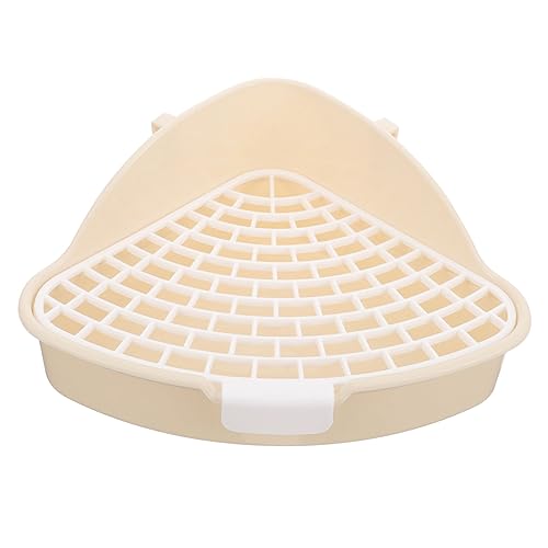 ERINGOGO Eck Urinal Für Haustiere Dreieckige Katzentoilette Aus Töpfchen Für Hamster Platzsparend Mit Spritzwassergeschütztem Kantendesign Zu Reinigen ERINGOGO Eck Urinal Für Haustiere Dreieckige Katzentoilette Aus Töpfchen Für Hamster Platzsparend Mit Spritzwassergeschütztem Kantendesign Zu Reinigen von ERINGOGO