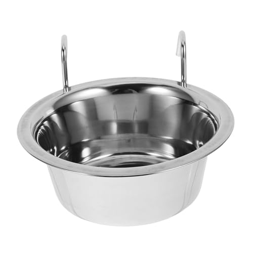 ERINGOGO Edelstahl Hängender Futternapf Für Hunde Und Katzen Auslaufsicherer Fressnapf Für Haustierkäfige Tragbarer Napf Für Kleine Und Große Tiere Robustes Futterhalter Design ERINGOGO Edelstahl Hängender Futternapf Für Hunde Und Katzen Auslaufsicherer Fressnapf Für Haustierkäfige Tragbarer Napf Für Kleine Und Große Tiere Robustes Futterhalter Design von ERINGOGO