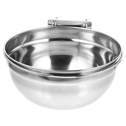 ERINGOGO Edelstahl Hundenapf zum Aufhängen Abnehmbar Rostfrei Leicht zu Reinigen Langlebig Sicher für Kleine und Mittelgroße Haustiere für Käfig oder Hundebox Praktisches Futter und ERINGOGO Edelstahl Hundenapf zum Aufhängen Abnehmbar Rostfrei Leicht zu Reinigen Langlebig Sicher für Kleine und Mittelgroße Haustiere für Käfig oder Hundebox Praktisches Futter und von ERINGOGO