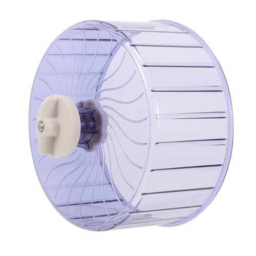 ERINGOGO Einstellbares Hamsterrad für Chinchillas und Kleintiere Doppelter Lagerlauf Transparentes Design Perfektes und Fitnessgerät für Haustiere von ERINGOGO