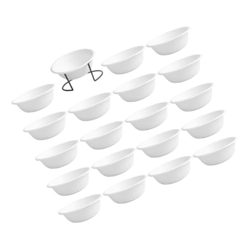 ERINGOGO Einweg Haustier Futternapf aus stabilem Papier mit schwarzem Ständer Auslaufsicher für Feucht und Trockenfutter Hygienisch und biologisch abbaubar für Katzen und Hunde ERINGOGO Einweg Haustier Futternapf aus stabilem Papier mit schwarzem Ständer Auslaufsicher für Feucht und Trockenfutter Hygienisch und biologisch abbaubar für Katzen und Hunde von ERINGOGO