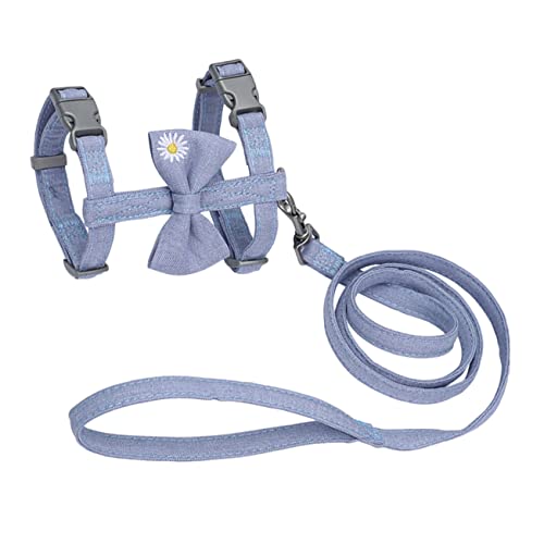 ERINGOGO Elegantes Katzen Geschirr Mit Fliege Und Verstellbarer Leine Ausbruchsicheres Brustgeschirr Für Katzen Und Kätzchen Haustierweste Set von ERINGOGO