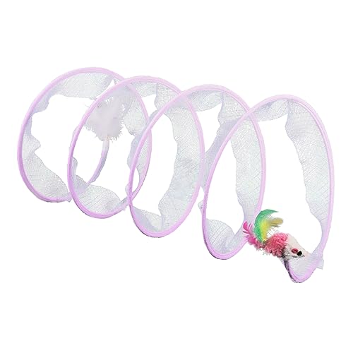 ERINGOGO Faltbarer Katzentunnel Katzenspieltunnel Filter für Katzenbrunnen Guck-Guck Draht interaktives katzenspielzeug Interactive cat Toy Katzenkreistunnel Tunnel- Feder Violet ERINGOGO Faltbarer Katzentunnel Katzenspieltunnel Filter für Katzenbrunnen Guck-Guck Draht interaktives katzenspielzeug Interactive cat Toy Katzenkreistunnel Tunnel- Feder Violet von ERINGOGO