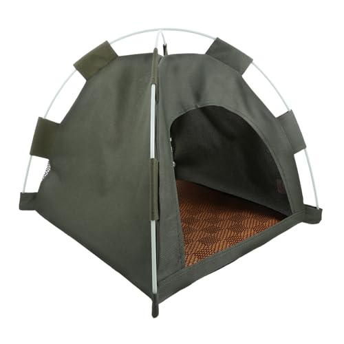 ERINGOGO Faltbares Katzenzelt Grün Atmungsaktives Indoor und Outdoor Haustierzelt Sicherer Rückzugsort für Katzen und Kleine Hunde Bequemes Katzenhaus mit Guter Luftzirkulation Leicht zu ERINGOGO Faltbares Katzenzelt Grün Atmungsaktives Indoor und Outdoor Haustierzelt Sicherer Rückzugsort für Katzen und Kleine Hunde Bequemes Katzenhaus mit Guter Luftzirkulation Leicht zu von ERINGOGO