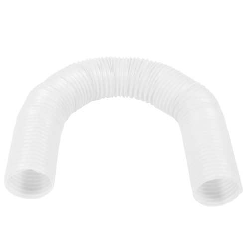 ERINGOGO Flexibler Hamstertunnel aus Langlebigem Kunststoff und Wiederverwendbar Kleintier Hamster Meerschweinchen und Mäuse Fördert Bewegung und Beschäftigung im Käfig Transparent Weiß von ERINGOGO