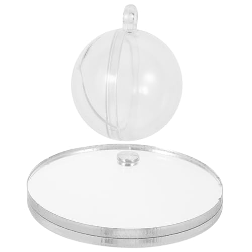 ERINGOGO Floating Betta Fish Mirror Aquarium Spiegel für Betta Fische Sichere und Kunststoffdekoration Schwimmendes Design für Fischhaltung und Aquarium Zubehör von ERINGOGO