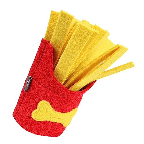 ERINGOGO Für Zähneschleifen Für Hunde Pommes Schnüffelspielzeug Klein Haustiere Hündchenspielzeug Hundespielzeug Quietscht Schnuppern Schnüffeln Fritten Filzstoff Rot ERINGOGO Für Zähneschleifen Für Hunde Pommes Schnüffelspielzeug Klein Haustiere Hündchenspielzeug Hundespielzeug Quietscht Schnuppern Schnüffeln Fritten Filzstoff Rot von ERINGOGO