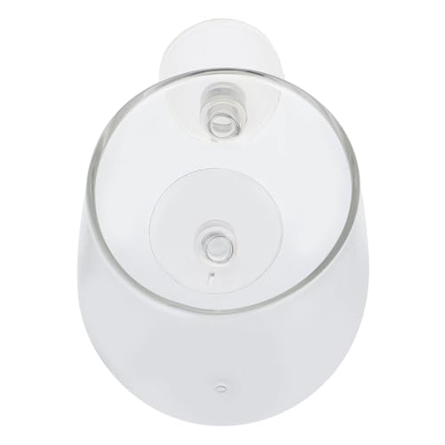 ERINGOGO Glas Reptilien futternapf mit Saugnapf Anti Escape Futter Wasserschale für Echsen und Geckos Wandmontierbar Langlebig Platzsparend Einfache Installation Geeignet für Kriechtiere von ERINGOGO