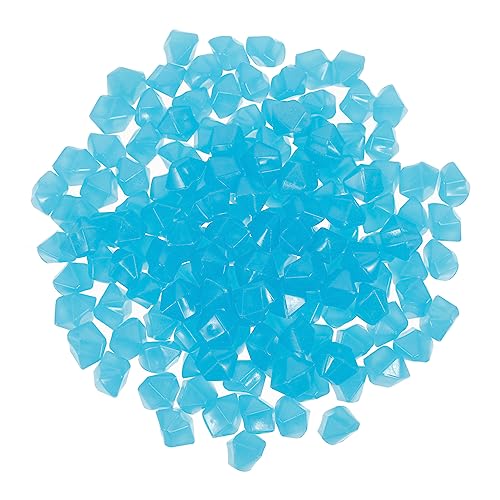 ERINGOGO 400stücke Glow The-Dark Kieselsteine Leuchtende Dekoration Für Aquarium Garten Und Terrarium Hochwertige Langlebige Und Sichere Steine Aus Resin in Strahlenden Farben Für von ERINGOGO