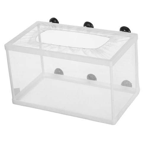 ERINGOGO Großes Fischzucht Netz mit Saugnäpfen Polyesterrahmen Aquarium Isolationsbox für Jungfische Erhöht Überlebensrate durch Trennung Aggressiver und Schwacher Fische ERINGOGO Großes Fischzucht Netz mit Saugnäpfen Polyesterrahmen Aquarium Isolationsbox für Jungfische Erhöht Überlebensrate durch Trennung Aggressiver und Schwacher Fische von ERINGOGO
