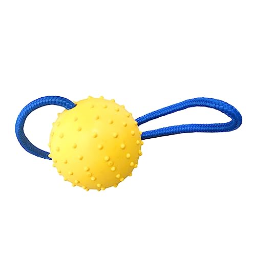 ERINGOGO Gummiball Mit Seil Interaktives Kauspielzeug Für Kleine Zahnpflege Und Spielspaß Gummimaterial Für Draußen Und Drinnen ERINGOGO Gummiball Mit Seil Interaktives Kauspielzeug Für Kleine Zahnpflege Und Spielspaß Gummimaterial Für Draußen Und Drinnen von ERINGOGO