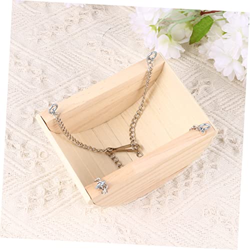 ERINGOGO Hängenest Für Haustiere Holz Schlaf Schaukel Nest Für Hamster Papagei An Fenstern Türen Treppen Etc Befestigen Bieten Kleinen Haustieren Sichere Und Bequeme Plätze Zum Schlafen Und ERINGOGO Hängenest Für Haustiere Holz Schlaf Schaukel Nest Für Hamster Papagei An Fenstern Türen Treppen Etc Befestigen Bieten Kleinen Haustieren Sichere Und Bequeme Plätze Zum Schlafen Und von ERINGOGO