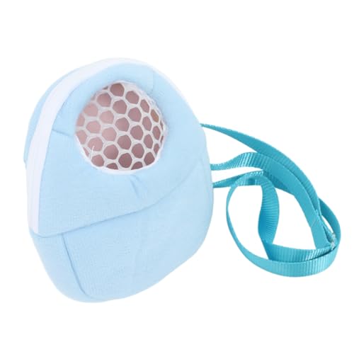 ERINGOGO Hamster Baumwollnest Taschen Zum Transport Von Tieren Hasenträger Hase Rucksackträger Spielzeugtransportbox Für Igelträger Beutel Für Zuckergleiter Sky-Blue Samt von ERINGOGO