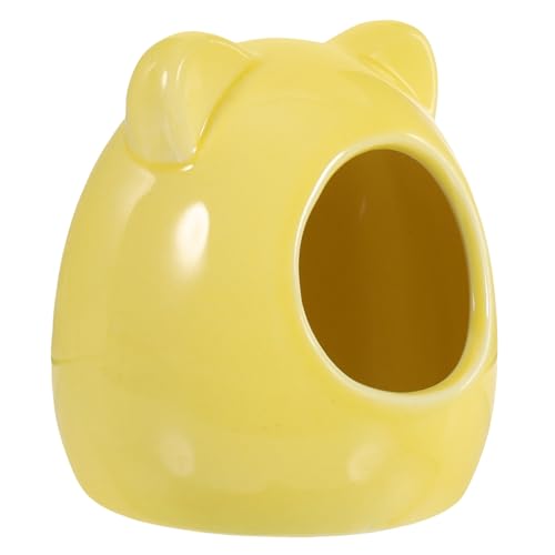 ERINGOGO Hamster Keramik Gemütliches Versteck Für Hamster Und Meerschweinchen Kühles Schlafhaus Kleine Für Sommernächte Lxbxh von ERINGOGO