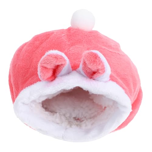 ERINGOGO Hamster Kuschelnest mit Baumwollfutter Warmes Winterbett für Hamster und Igel Sanftes Rosa Plüschschlafnest Komfortables Kleintierbett für Kaninchen und Kleine Haustiere ERINGOGO Hamster Kuschelnest mit Baumwollfutter Warmes Winterbett für Hamster und Igel Sanftes Rosa Plüschschlafnest Komfortables Kleintierbett für Kaninchen und Kleine Haustiere von ERINGOGO