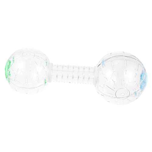 ERINGOGO Transparente Hamster-laufkugel Kreativer Geräuschloser Übungsball Für Kleintiere Kombi Für Hamster Zwerghamster Rennmäuse Fördert Bewegung Spaß Im Käfig von ERINGOGO