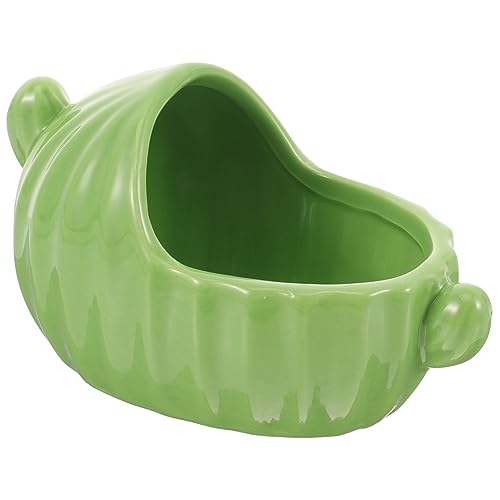 ERINGOGO Hamster Sandbad Keramik Badezimmer für Kleine Langlebige Sandbadbox für Meerschweinchen und Hamster Sicher für Tägliche und Spielspaß ERINGOGO Hamster Sandbad Keramik Badezimmer für Kleine Langlebige Sandbadbox für Meerschweinchen und Hamster Sicher für Tägliche und Spielspaß von ERINGOGO