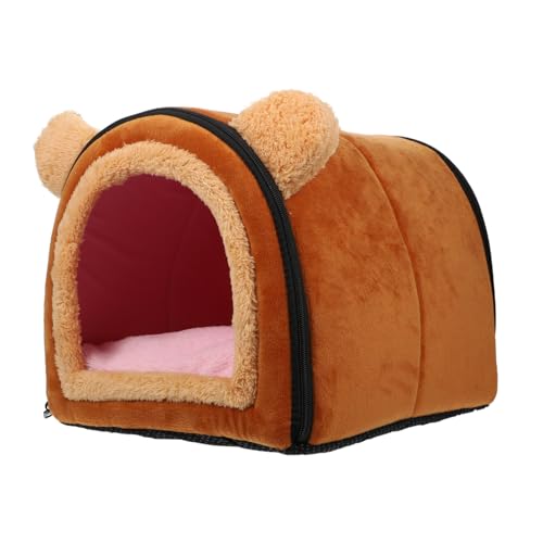 ERINGOGO Hamster Schlafsack Nest Für Kleine Haustiere Warmes Kuschelnest Für Hamster Meerschweinchen Pflegeleichtes Und Sicheres Material Für Kalte von ERINGOGO