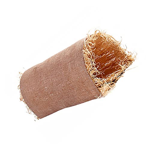 ERINGOGO Hamster Tunnel Haustier Hunde-PIPI-pad Betten Grashütte Rattenbett Verstecke Käfig Hamstertunnelspielzeug Tunnel- Katze Wärmekissen Hamsterhaus Coop Heu Khaki Bast von ERINGOGO