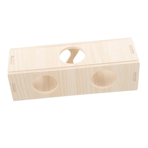 ERINGOGO Hamsterhaus aus Holz Versteckspielzeug für Kleintiere Tunnel für Hamster Langlebig und Robust für Rennmäuse und Chinchillas Dekoratives Haustierspielzeug ERINGOGO Hamsterhaus aus Holz Versteckspielzeug für Kleintiere Tunnel für Hamster Langlebig und Robust für Rennmäuse und Chinchillas Dekoratives Haustierspielzeug von ERINGOGO