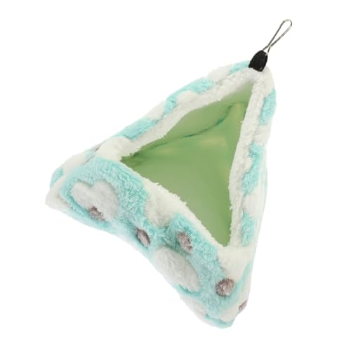 ERINGOGO Hamsterhängematte Warmes Hamsterbett Winter Hamsterbett Hamster Ausweichhaus Kleine Haustierhängematte Hamsterschlafbetten Nest Für Haustier Hamsterkäfigzubehör Baumwolle von ERINGOGO