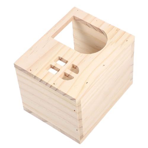 ERINGOGO Hamsterhaus Aus Holz Mehrkammer Kleintierversteck Sicheres Und Umweltfreundliches Haustierhaus Zu Reinigen Für Hamster Ratten Und Andere Kleine von ERINGOGO