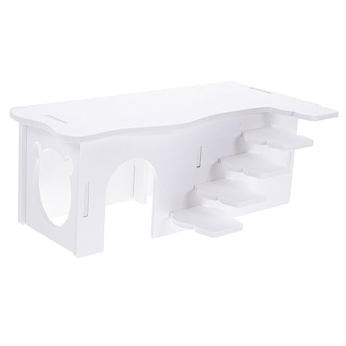 ERINGOGO Hamsterhaus Mit Treppe Stöckiges Versteck Für Hamster Meerschweinchen Und Andere Kleintiere Käfigdekor von ERINGOGO