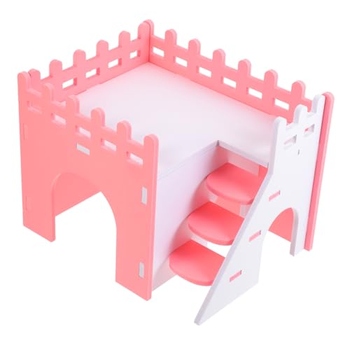ERINGOGO Hamsterhaus aus Massivem Holz Buntes Kleines Versteckhaus Glatte Oberfläche Verletzungsgefahr Gemütliche Schlaf und Spielvilla für Hamster Meerschweinchen und Kleine Nager ERINGOGO Hamsterhaus aus Massivem Holz Buntes Kleines Versteckhaus Glatte Oberfläche Verletzungsgefahr Gemütliche Schlaf und Spielvilla für Hamster Meerschweinchen und Kleine Nager von ERINGOGO