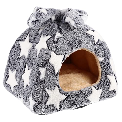 ERINGOGO Hamsterbett Warmes Meerschweinchenhaus Tragbares Hamsterversteck Für Kleintierbedarf Mit Hochwertigen Materialien Schlafhaus Für Meerschweinchen Und Ratten von ERINGOGO