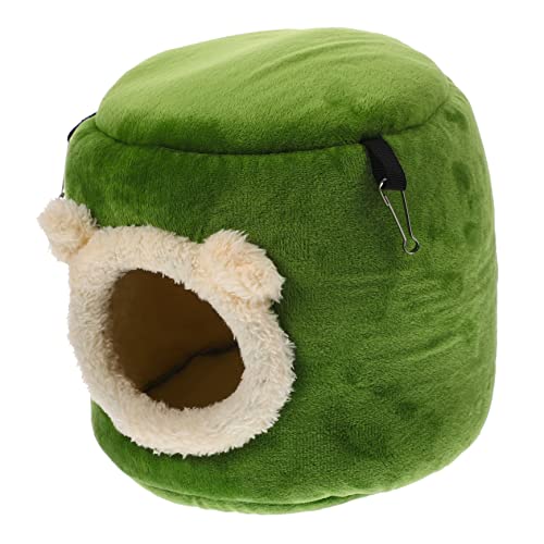 ERINGOGO Chinchilla-hängematte Für Kleine Haustiere Hamsterhöhle Aus Hochwertigem Material Warmes Chinchilla-zubehör Zum Schlafen Und Spielen Kleines Hamsterhaus Für Haushalt von ERINGOGO