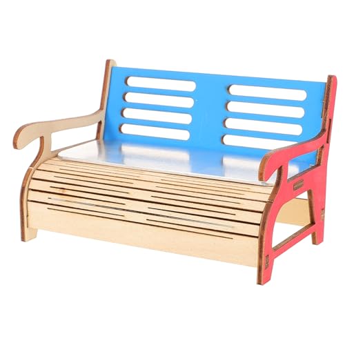 ERINGOGO Hamsterkäfig-Dekoration, Holzsofa, Kleintiere, Versteckhaus, Tunnel, Kaninchen-kletterstuhl von ERINGOGO