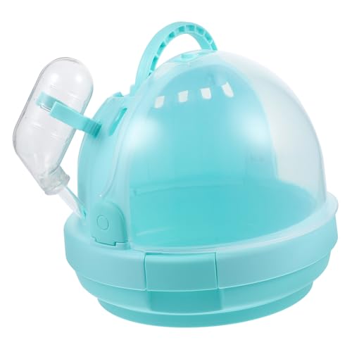 ERINGOGO Hamsterkäfig Hamster gehege hamstergehege Hamster Transportbehälter Hamster Camping Käfig Hamsterbox Mäusekäfig Meerschweinchenkäfig Transportbox für Haustiere Hamsterfall Plastik von ERINGOGO
