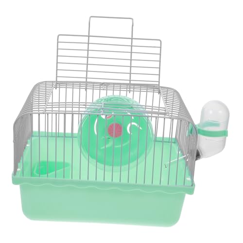 ERINGOGO Hamsterkäfig Und Tragbar Zubehör Nagetier Träger Chinchilla Für Käfige Klein Transporthamster Green Abs von ERINGOGO