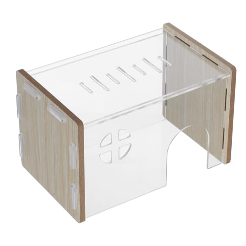 ERINGOGO Hamsternest Dekoration Hamsterversteck Hamsterunterschlupf Hamsterzubehör Kleintierversteck Kleintierhaus Lebensraum Kleintierversteck Chinchillahütte Transparent ERINGOGO Hamsternest Dekoration Hamsterversteck Hamsterunterschlupf Hamsterzubehör Kleintierversteck Kleintierhaus Lebensraum Kleintierversteck Chinchillahütte Transparent von ERINGOGO
