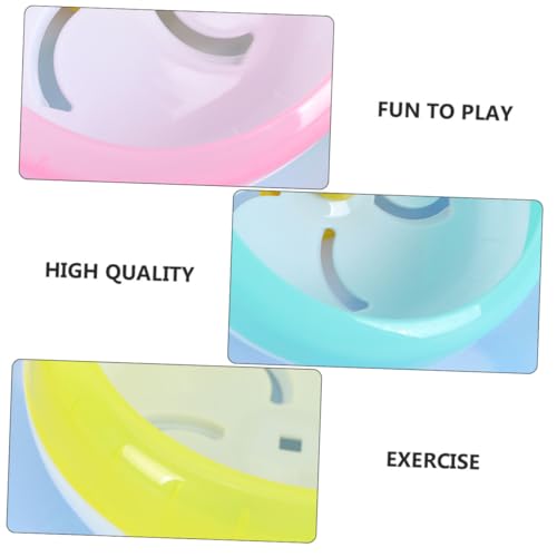 ERINGOGO Hamsterrad Leise Laufrad für Kleintiere Geräuschloses Nagerspielzeug mit Sicherem Design für Hamster Zwerghamster Rennmäuse Kleine Haustiere zum Laufen und Zufällige Farbe ERINGOGO Hamsterrad Leise Laufrad für Kleintiere Geräuschloses Nagerspielzeug mit Sicherem Design für Hamster Zwerghamster Rennmäuse Kleine Haustiere zum Laufen und Zufällige Farbe von ERINGOGO