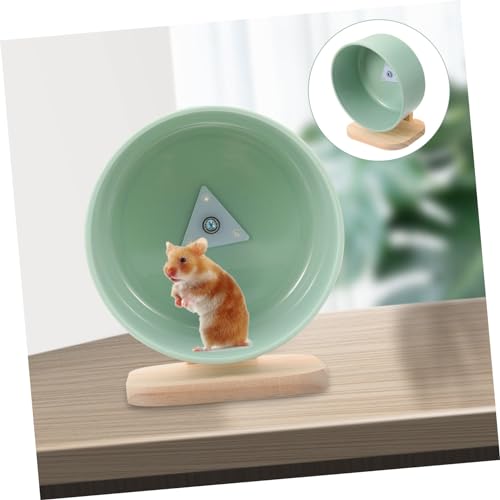 ERINGOGO Hamsterrad für Zwerghamster und Meerschweinchen Transparenter Laufrad Geräuscharm Fördert Bewegung und Spaß Geeignet für Kleine Haustiere Wie Igel und Rennmäuse Grün ERINGOGO Hamsterrad für Zwerghamster und Meerschweinchen Transparenter Laufrad Geräuscharm Fördert Bewegung und Spaß Geeignet für Kleine Haustiere Wie Igel und Rennmäuse Grün von ERINGOGO