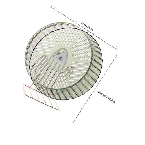 ERINGOGO Hamsterrad mit Stabiler Legierungsbasis Leises Laufrad für Hamster Igel und Rennmäuse Großes Grünes Laufrad mit Goldfarbenem Ständer Kompaktes Chinchilla Trainingsrad für ERINGOGO Hamsterrad mit Stabiler Legierungsbasis Leises Laufrad für Hamster Igel und Rennmäuse Großes Grünes Laufrad mit Goldfarbenem Ständer Kompaktes Chinchilla Trainingsrad für von ERINGOGO