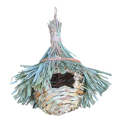 ERINGOGO Handgefertigtes Papageienhaus Aus Robustem Material Hängendes Dekoratives Papageinest Für Empfindliches Vogelzubehör Für Papageien Für Innen von ERINGOGO