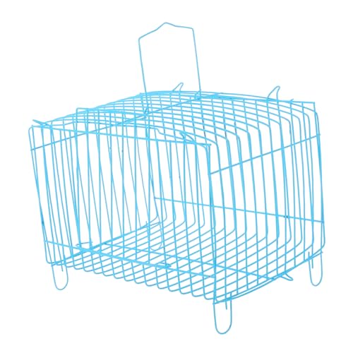 ERINGOGO Handkäfig Tauben Netzabdeckung Für Vogelkäfig Intelligenter Vogelhäuschen Frettchenkäfige Tragbarer Papageienkäfig Meerschweinchenkäfig Fallen Samenfänger Sky-Blue Stahldraht ERINGOGO Handkäfig Tauben Netzabdeckung Für Vogelkäfig Intelligenter Vogelhäuschen Frettchenkäfige Tragbarer Papageienkäfig Meerschweinchenkäfig Fallen Samenfänger Sky-Blue Stahldraht von ERINGOGO