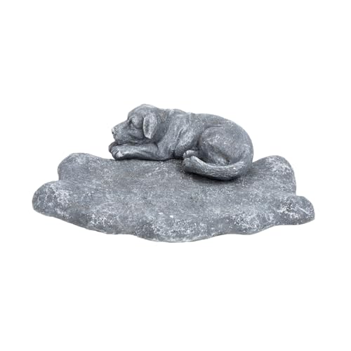 ERINGOGO Haustier Grabstein für Denkmal Pfote Friedhof Ornamente Hunde-Gedenkschmuck Hundegedenkfigur Pet Memorial Plaque Hundestatuen im Freien Pet Memorial Grabstein Harz von ERINGOGO