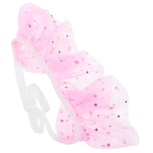 ERINGOGO Haustier-Lätzchen hundehalstuch hundekleidung katzenhalsband Hundehalsband Schal für Hunde Schalkragen für Haustiere Hund taschentücher Kätzchen Bandana Stoff Rosa von ERINGOGO