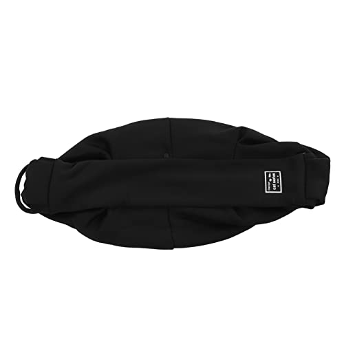 ERINGOGO Haustier Tragetasche für Hunde und Katzen Verstellbare Schultertasche aus Atmungsaktivem Polyester Tragbar und Langlebig für Ausflüge und Reisen mit Ihrem Schwarz von ERINGOGO